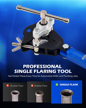 Orion Motor Tech tube cutter detail showing clean cut edge for improved seating and leak prevention