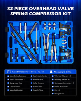 Orion Motor Tech close-up of adjustable compressor lever for controlled pressure