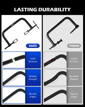 Orion Motor Tech lever close-up showing ergonomic handle for controlled compression
