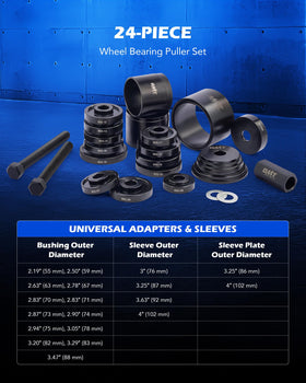 Orion Motor Tech assortment of sleeves and bushings for correct fitment