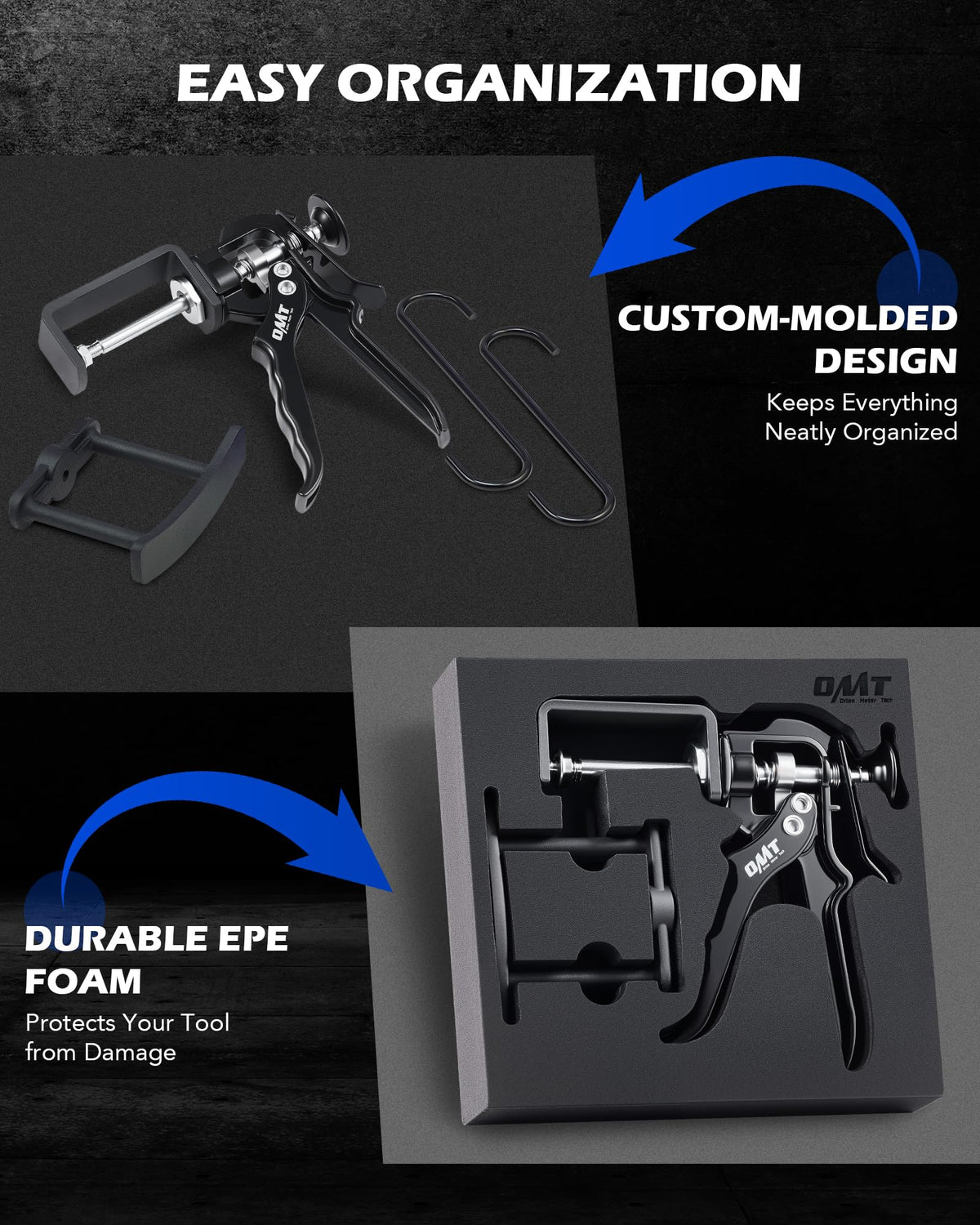 Orion Motor Tech aluminum alloy finish detail showing corrosion-resistant durable construction