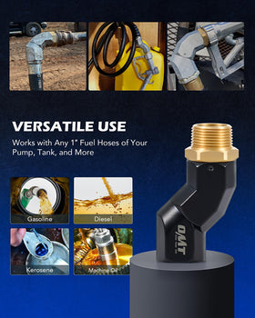 Orion Motor Tech in-use fuel transfer setup demonstrating safer handling and flexible routing