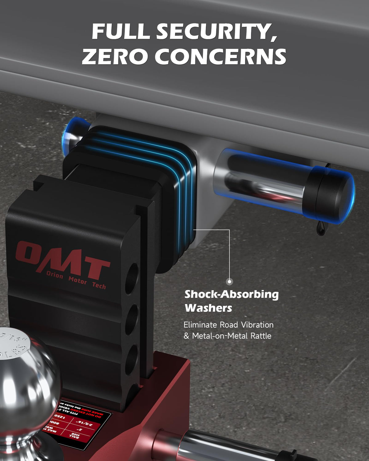 Orion Motor Tech side profile with ruler showing scale and lightweight strength benefit