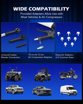 Orion Motor Tech adapter set laid out displaying multiple sizes for vehicle fitment