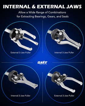 Orion Motor Tech cone and cross-blocks arrangement showing adaptable puller configurations