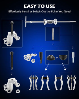 Orion Motor Tech dent puller on sheet metal showing controlled dent extraction