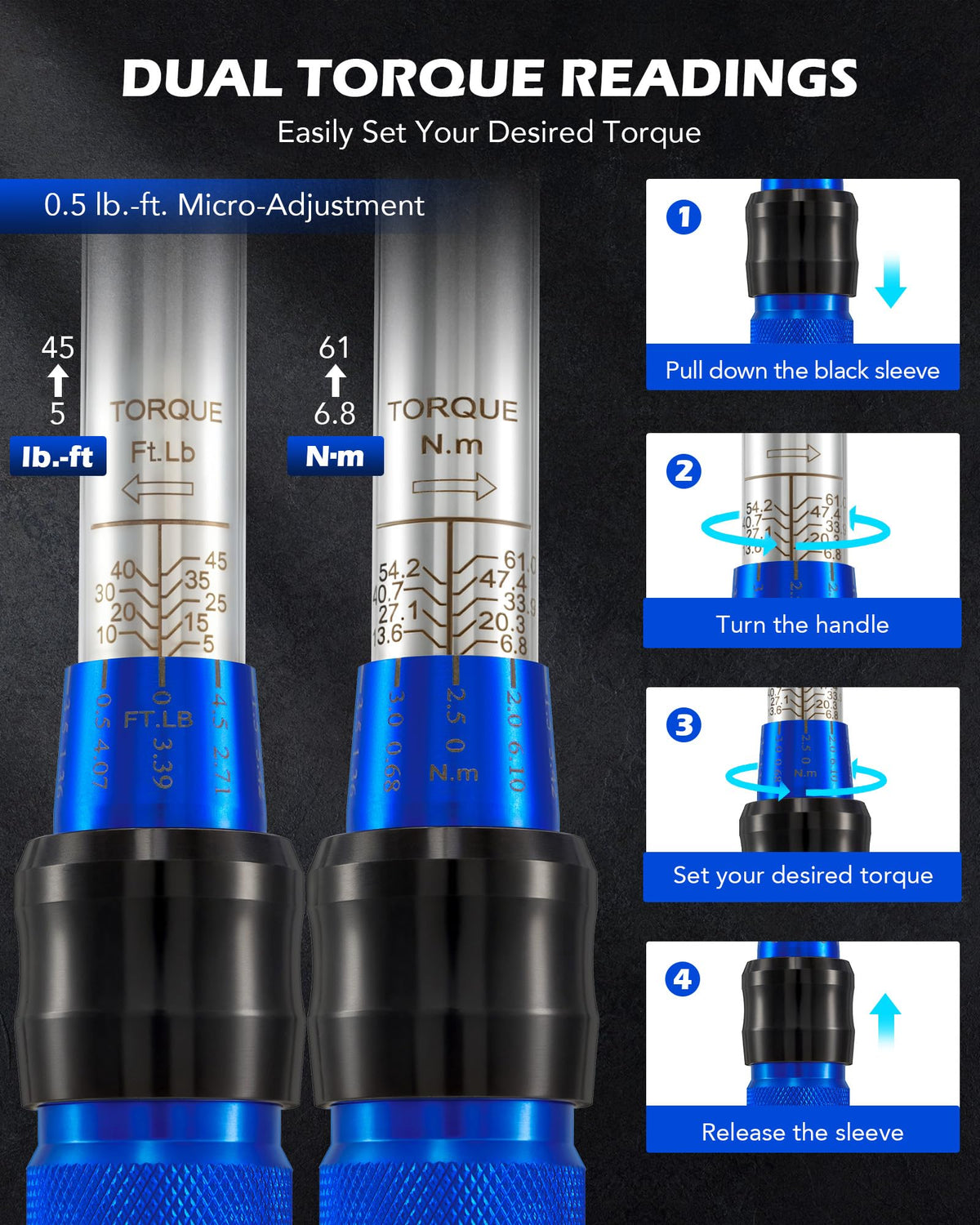 Orion Motor Tech 10-inch extension and universal joint demonstrating extended reach advantage