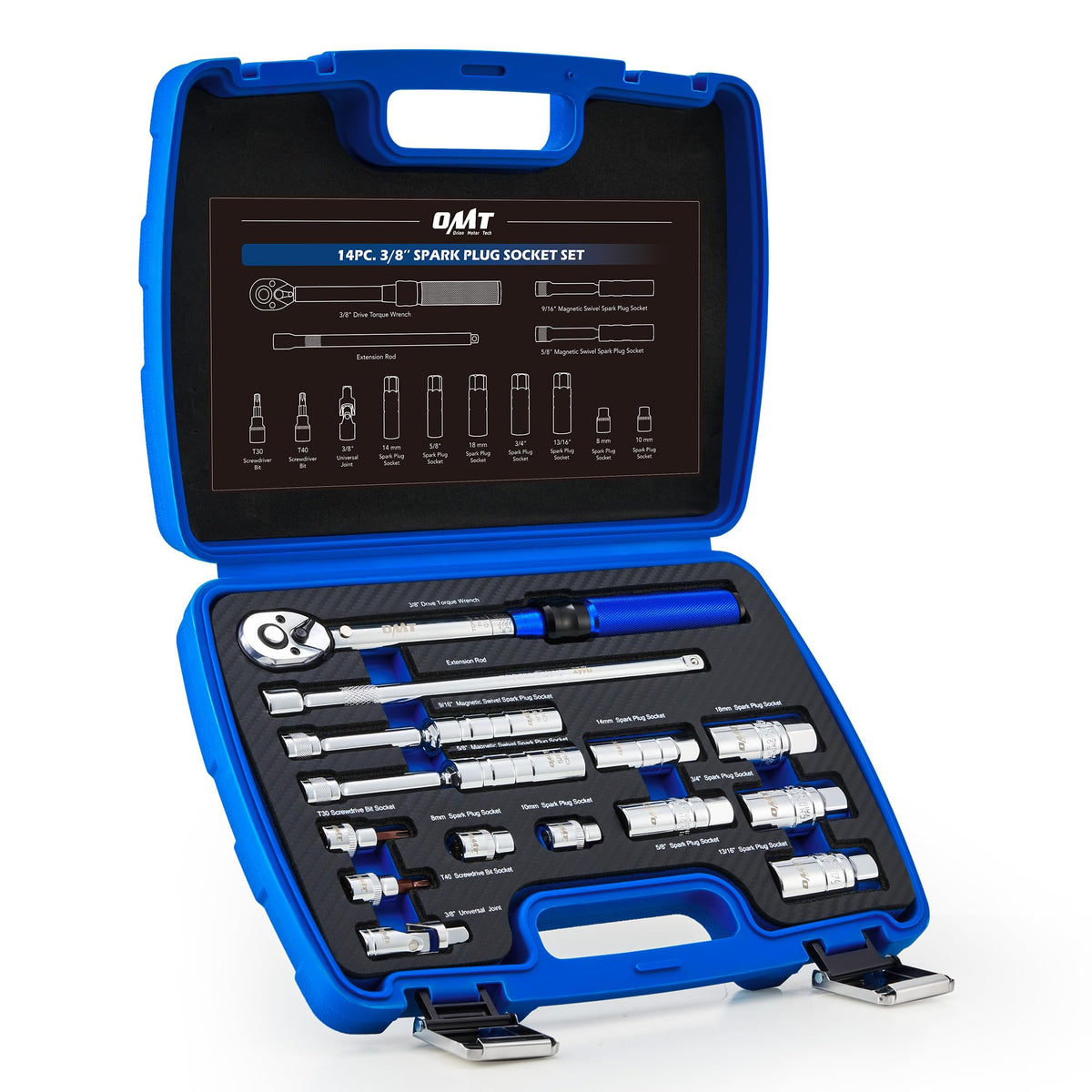 Orion Motor Tech front view of kit case showing organized tools and compact storage benefit