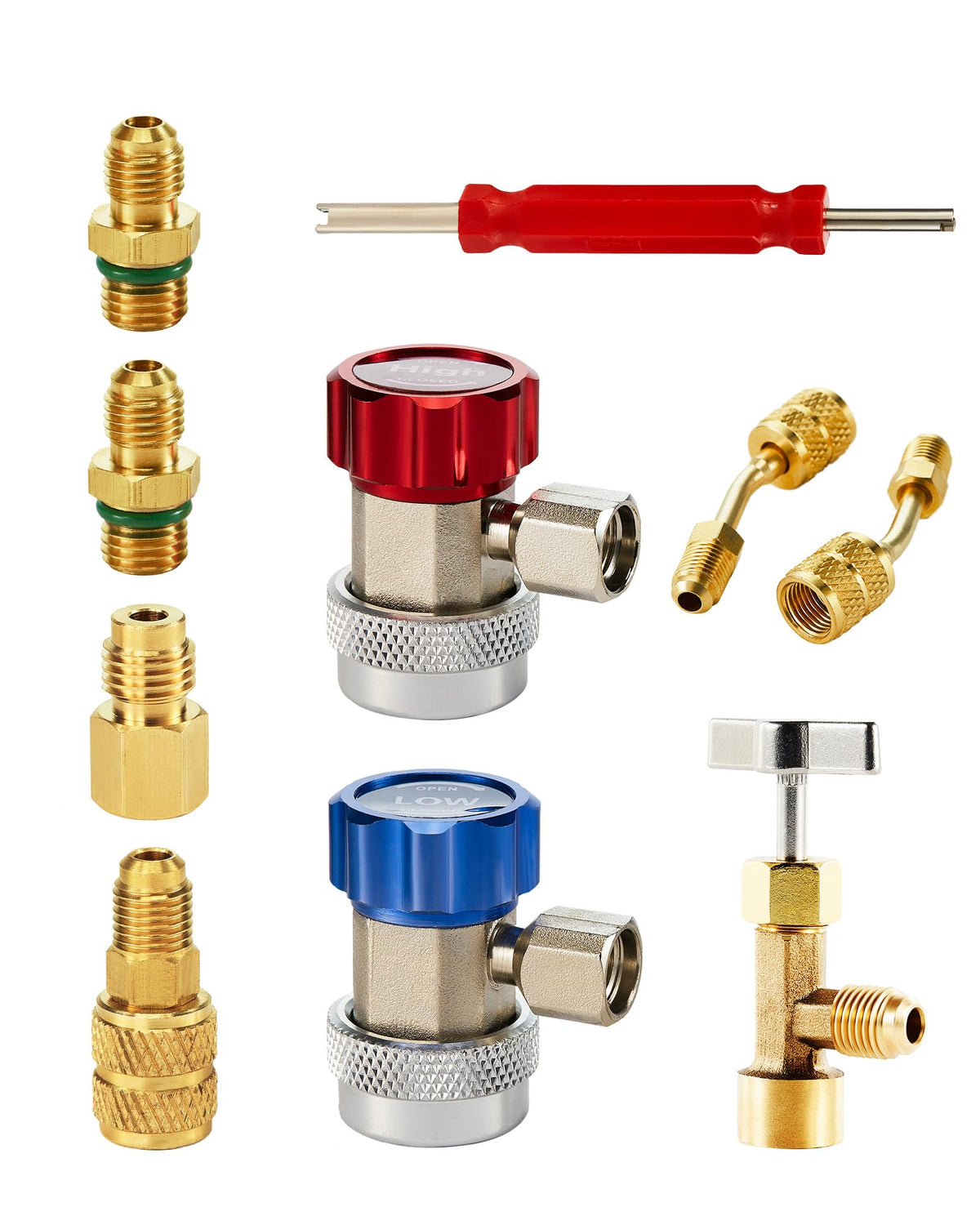 Orion Motor Tech front packaging showing full 8-piece kit and contents for quick identification and convenience