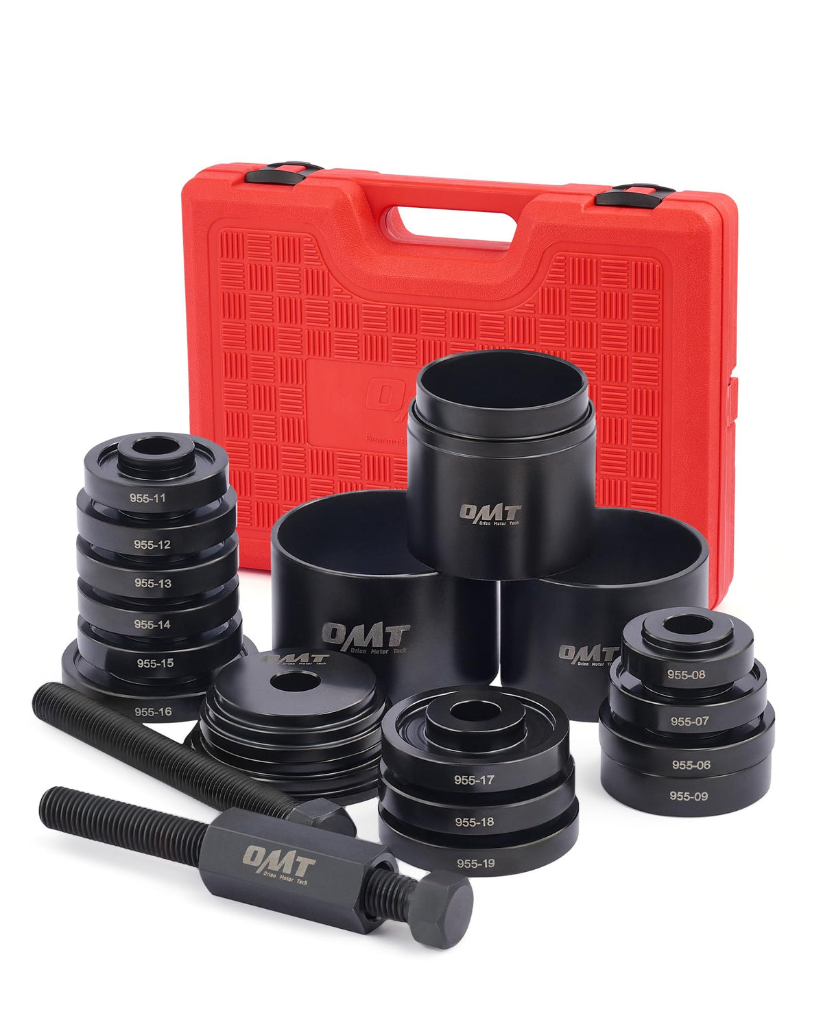 Orion Motor Tech front packaging showing complete press kit and case for portability and organization