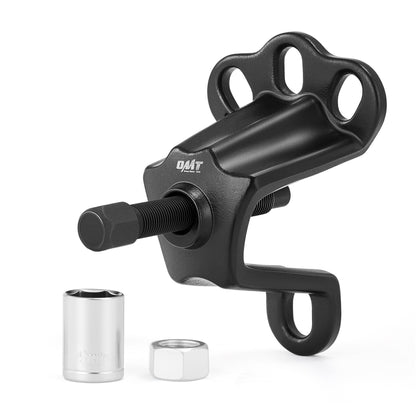 Orion Motor Tech front view of complete hub puller set showing parts and benefit