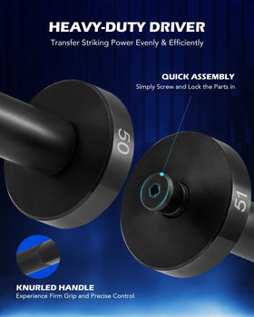 Orion Motor Tech long handle shaft action aligning and pressing bushings smoothly