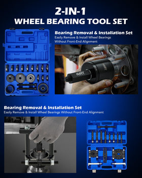Orion Motor Tech laid out tools displaying parts and quick identification benefit