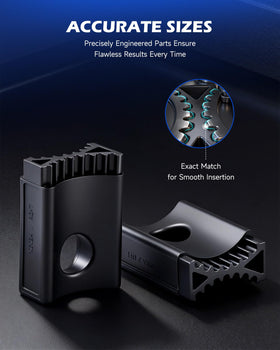 Orion Motor Tech tools installed on engine bank illustrating stable camshaft alignment