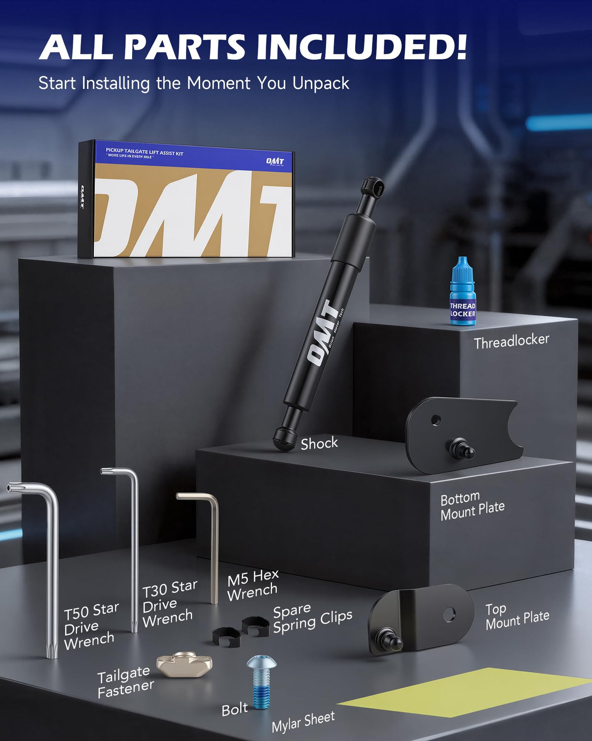 Orion Motor Tech size comparison next to ruler showing compact design and space-saving benefit
