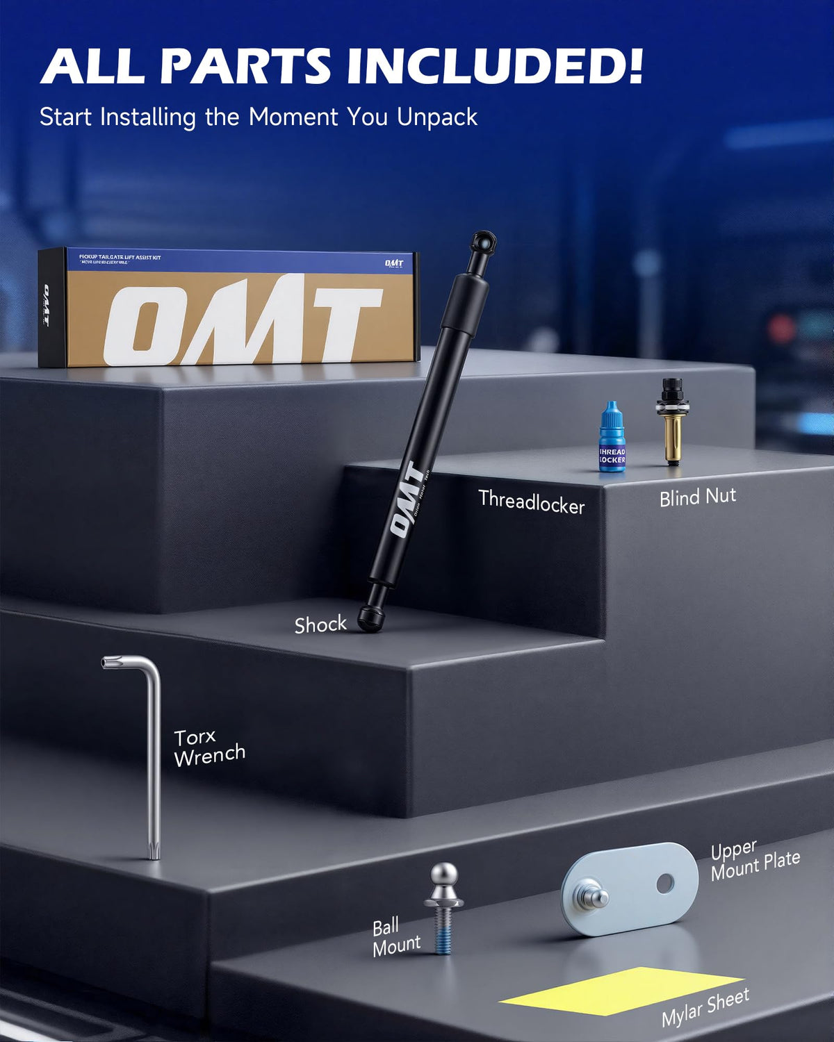 Orion Motor Tech hardware and printed instructions for easy DIY install
