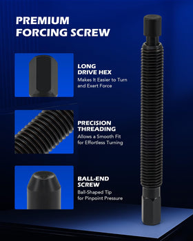 Orion Motor Tech hub tool in use removing car hub to reduce axle damage