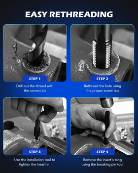 Orion Motor Tech technician using the kit on a workbench demonstrating practical repair workflow