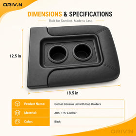 ORIVIN installed in Silverado interior demonstrating correct OEM-style fit