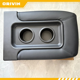 ORIVIN open console showing access to top storage and functional layout
