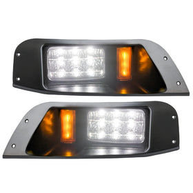 Orle Oko front packaging showing both EZGO TXT headlight assemblies and clear benefits