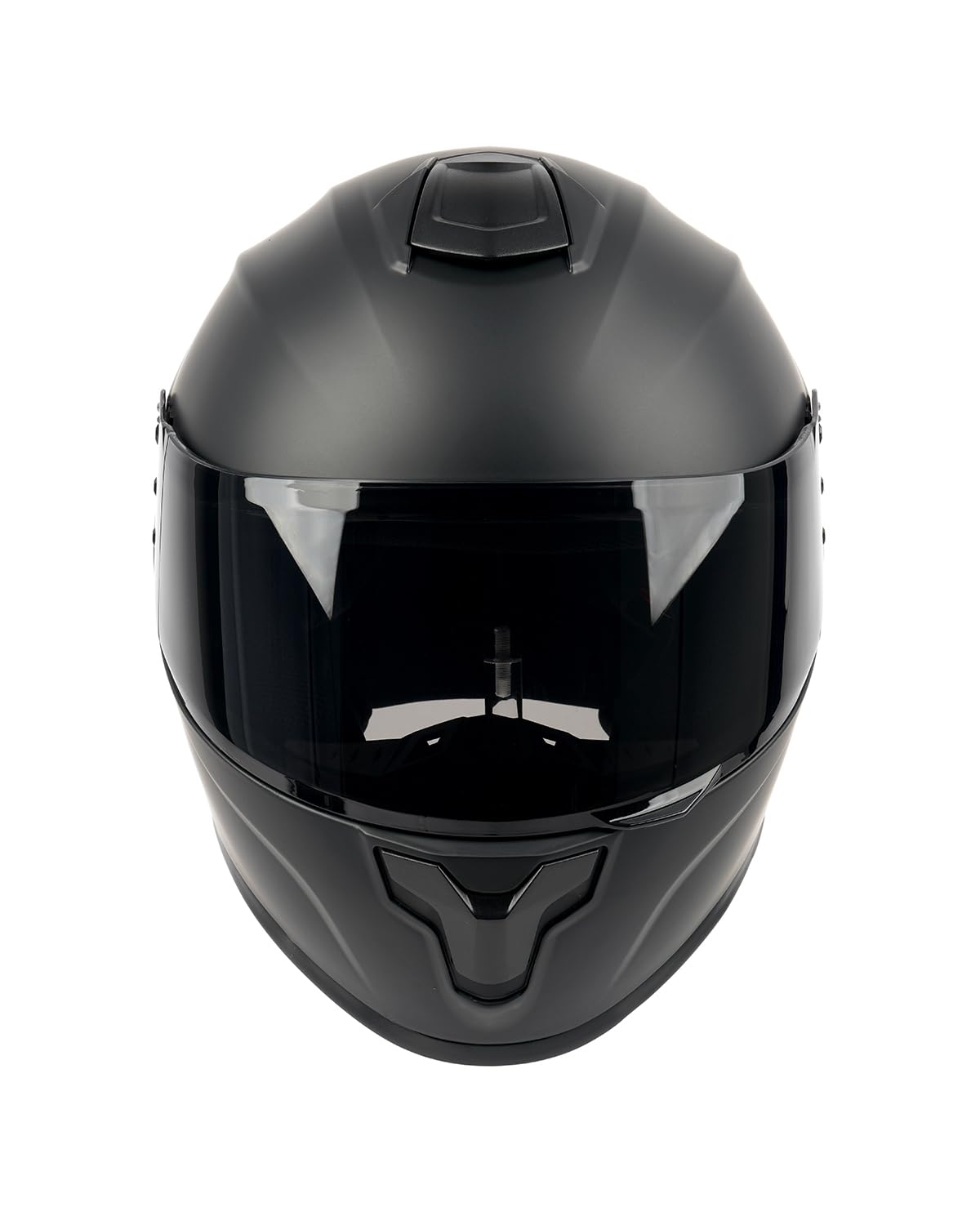 Orthrus matte black helmet side profile highlighting aerodynamic shape and style
