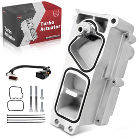 Orvex actuator front view showing mounting points and quick fit benefit