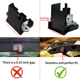 Oryzena actuator installed in a VW hatch demonstrating restored locking