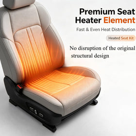 OSCTAUS lifestyle shot of truck front seat interior restored with heated seats