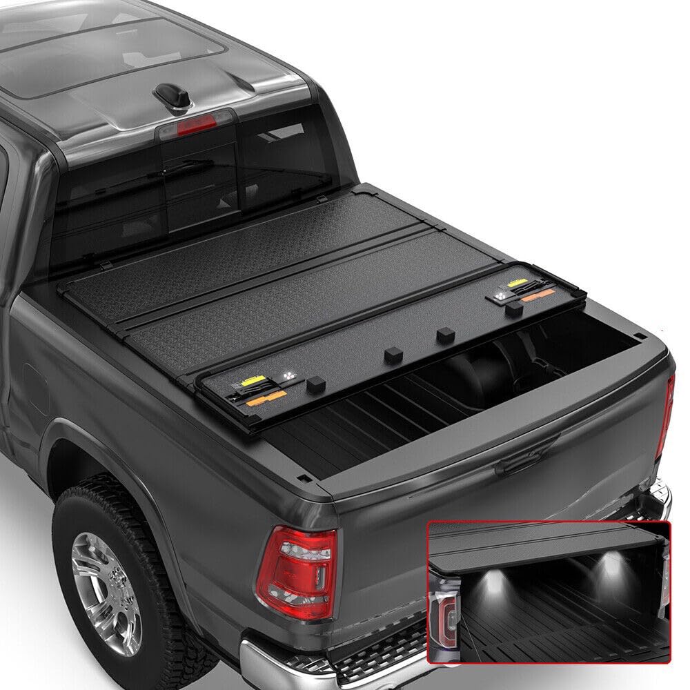 OSIAS front view of tonneau cover protecting bed and cargo