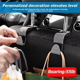Osilly car interior lifestyle scene with pink bling set adding glam and cabin protection
