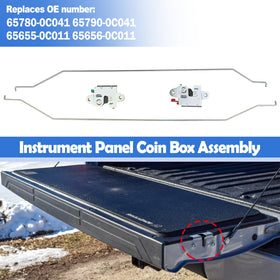 Osompar installed tailgate latch in Toyota Tundra demonstrating proper fit benefit