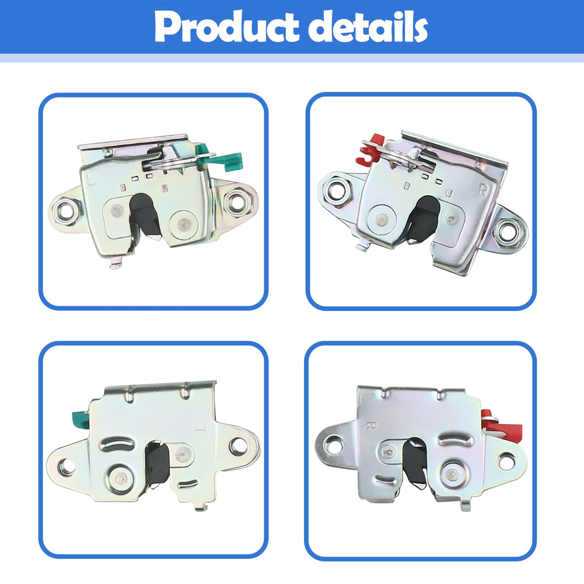 Osompar latches beside measuring tape showing exact OEM scale benefit