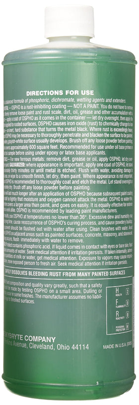 Ospho 605 treated metal close-up revealing hard, paint-ready surface for better adhesion