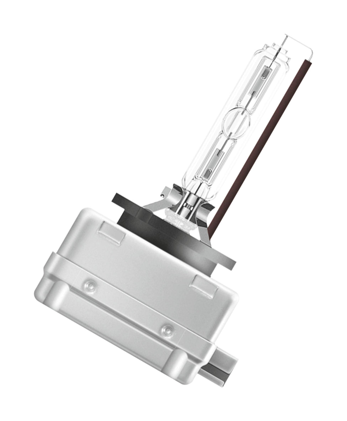 OSRAM D1S installed in vehicle headlamp showing improved beam clarity and road visibility