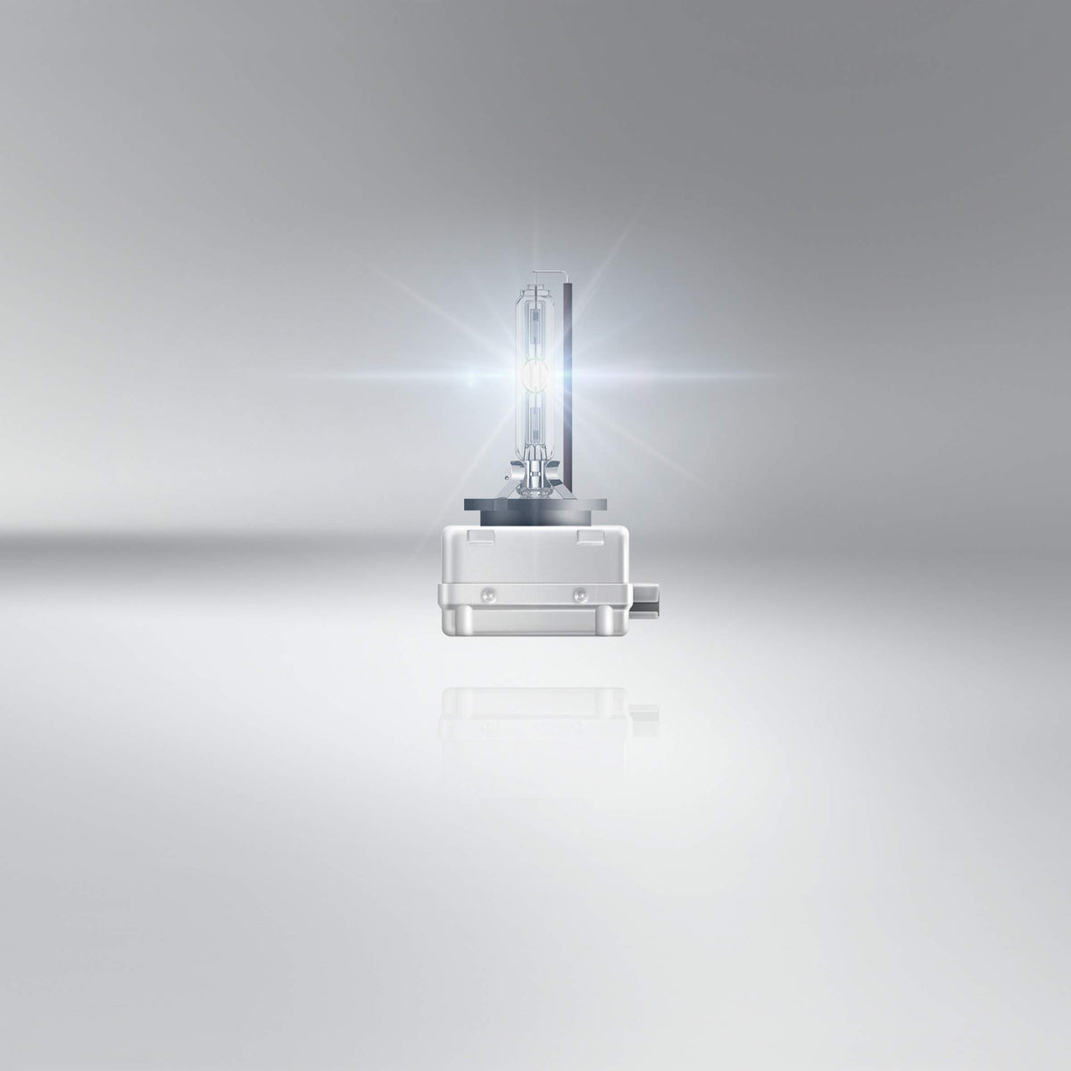 OSRAM D1S beside ruler for scale showing compact design and correct fitment