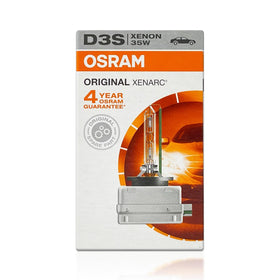 OSRAM D3S bulb side profile illustrating precise OEM fit and durability