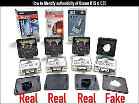 OSRAM D3S installed in headlamp demonstrating improved road visibility