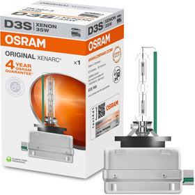 OSRAM Xenarc front packaging showing label and security features for reassurance