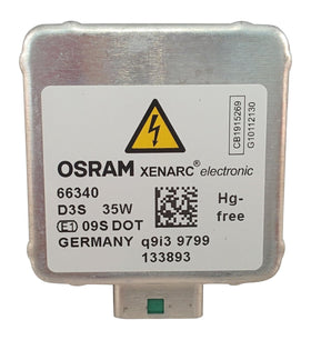 OSRAM front packaging showing XENARC ORIGINAL branding and OEM benefit