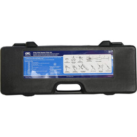 OTC 5 lb slide hammer close-up delivering controlled extraction force