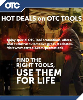 OTC threaded attachment detail showing 5/8"-18 compatibility benefit