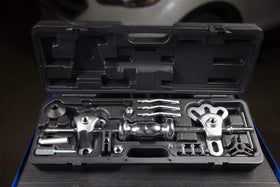 OTC complete toolset organized in blow-molded case for portability