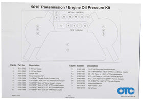 OTC 5610 high and low pressure gauges close-up for clear readings benefit