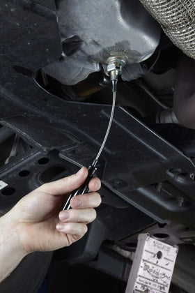 OTC 5961 flexible shaft detail demonstrating reach into tight spaces