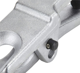 OTC tool being used to remove a tie rod demonstrating controlled, safe extraction