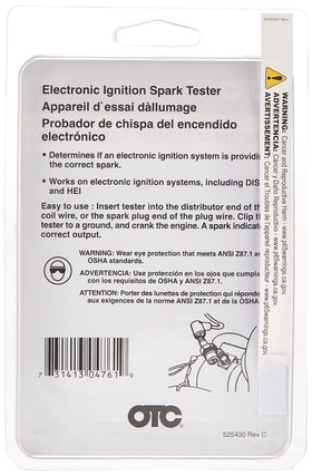 OTC 6589 in use clipped to engine ground while cranking for accurate diagnosis