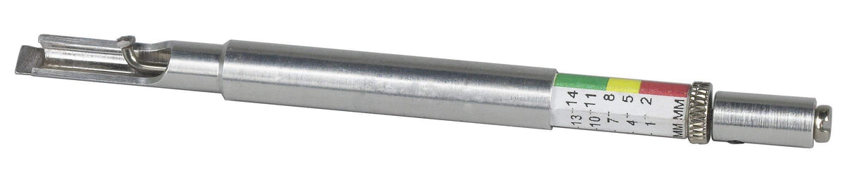 OTC 6596 front view showing gauge body and color scale for fast decisions