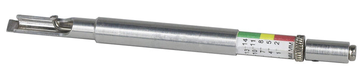 OTC 6596 front view showing gauge body and color scale for fast decisions