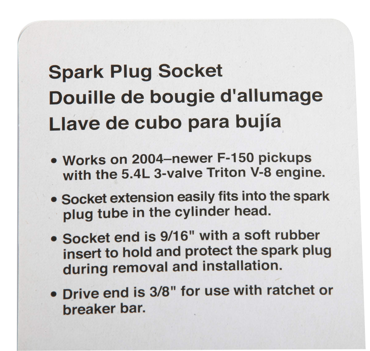 OTC 6900 close-up of rubber insert holding plug securely to prevent drops